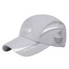 HAOZAIKEJI Unisex Cooling Performance Cap, Waterproof Quick Dry Summer Cap Untralight Aquatics Sport Cap Running Golf Baseball Cap Gray