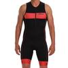 Zoot Mens Core Tri Tank Racesuit  Sleeveless Triathlon Suit for Men Made from Italian Primo Fabric, 3 Pockets, and Bike Padding(Cardinal, Small) view 1