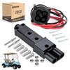 10L0L Golf Cart MAC DC 48V Charger Plug & Powerwise Receptacle for Yamaha G19 G22 Electric Cart OEM# JW2-H6181-02 JR1-H235A-00 view 1