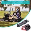 10L0L Golf Cart MAC DC 48V Charger Plug & Powerwise Receptacle for Yamaha G19 G22 Electric Cart OEM# JW2-H6181-02 JR1-H235A-00 view 2