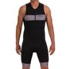 Zoot Mens Core Tri Tank Racesuit  Sleeveless Triathlon Suit for Men Made from Italian Primo Fabric, 3 Pockets, and Bike Padding(Graphite, Small) view 1