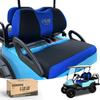 10L0L Golf Cart Seat Covers Universal for Yamaha G29 Drive2 Club Car DS Precedent Tempo Standard Front Seats, Breathable Mesh Bench Seat Cover, No Drilling Seat Cushion - All-Season Comfort view 1