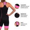Zoot Womens Core Aero Tri Racesuit  Short Sleeve Triathlon Suit Made from Italian Primo Fabric, 3 Pockets and Bike Padding (Blush, X-Small) view 3