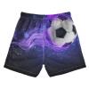 Aflyko Sport Board Shorts Magic Flaming Soccer Boys Girls Swim Trunk Teens Beach Swimwear Bathing Suit view 2