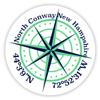 North Conway New Hampshire 2-Inch Vinyl Decal Sticker Latitude Longitude Compass Design view 1