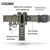 CODEK Adjustable Fishing Rod Holder, Black/Khaki/Green, Plastic, 19cm/7.48in Wide view 3