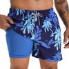 APTRO Men's Swim Trunks with Compression Liner 5 Inch Bathing Suit Beach Swimsuits #C189 M view 1