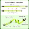 BSEEN LED Running Belt, Rechargeable Reflective Gear Glowing Light Up Waistband, Safety Lights for Runners, Joggers, Walkers, Pet Owners, Cyclists (Neon Green) view 3