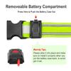 BSEEN LED Running Belt, Rechargeable Reflective Gear Glowing Light Up Waistband, Safety Lights for Runners, Joggers, Walkers, Pet Owners, Cyclists (Neon Green) view 4