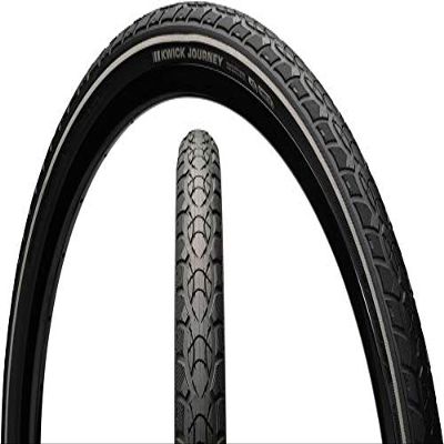 KENDA Kwick Journey Tire - 27.5 x 1.75, Clincher, Wire, Black/Reflective