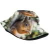 Squirrel Bucket Hat Cute Animal Bucket Hat Happy Muharram Hat Fisherman Hatt Sun Hat for Women Men view 2