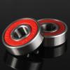 10PCS 608 2RS Inline Roller Skate Wheel Bearing Red Sealed 8x22x7mm view 3