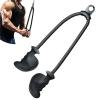 Ergonomic Tricep Rope Pull Down Attachment, Upgraded Long Triceps Rope Cable Attachments for Gym, Lat Pull Down Bar for Cable Machine, Tricep Lat Pulldown Workout Cable Attachments (HAND ROPE-03) view 1