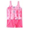 Kids Swimsuit with 8 Adjustable Buoyancy Sticks for Baby Boys Girls One Piece Swim Vest Training Aid Swimwear Hot Pink - Bunny 2-3T view 2
