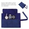 PartyKindom Travel Jewelry Organizer Roll for Watches Stylish Folding Watch Accessories Pouch Soft Storage Bag for Travel and Collectors Design view 4