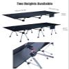 iClimb 1 Two Heights Super Easy Assemble Cot and 1 3M Thinsulate Insulation Warm Camping Blanket and 1 Folding Table Bundle, Ultralight Compact for Solo Adult Backpacking Camping Hiking Motorcycling I view 2