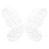 Freebily Elf Fairy Butterfly Wings Angel Wings Show Dress up Costume Masquerade Party Cosplay Photography Props Type F White One Size view 1