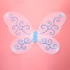 Freebily Elf Fairy Butterfly Wings Angel Wings Show Dress up Costume Masquerade Party Cosplay Photography Props Type F Blue One Size view 2