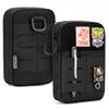 TACTICAL GEEK Block E2.0 EDC Compact Waist Pocket Pouch, Multi-Purpose Molle EDC Pouch Gadget Organizer, Multi-Purpose Molle Tool Pouch for Multitools, Nylon Daily Utility Tool Organizer Bag Black view 1