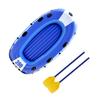 YUEWO Inflatable Boat, PVC Kayak Dinghy Boat 2-4 Person Wear-Resistant Fishing Air Raft Boat with 2 Oars for Touring Water Sports (4-Person) view 1