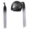Altsuceser Helmets Dreadlocks Pigtails, Detachable Gradient Ponytails for Motorcycle Bicycle Ski Snowboard Helmets Hair Wigs Decoration A view 1