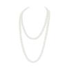 1920s Flapper Faux Pearls Long Beaded Necklace, Gatsby Ballgown Cosplay Necklace, Old School Vintage Layered Pearls Necklace for Women Prom Jewelry (A 71inch, 45g) view 1