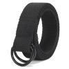 JASGOOD Kids Canvas Web Belt, Boys Casual Belt for School Uniform, C-Black, Suit Waist Size 17-22 inches view 1