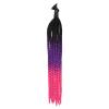 Altsuceser Helmets Dreadlocks Pigtails, Detachable Gradient Ponytails for Motorcycle Bicycle Ski Snowboard Helmets Hair Wigs Decoration I view 2