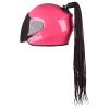 Altsuceser Helmets Braid Pigtails, Detachable Gradient Cycling Helmets Dirty Braid for Motorcycle Bicycle Ski Snowboard Helmets Hair Wigs Decoration E view 1