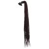 Altsuceser Helmets Braid Pigtails, Detachable Gradient Cycling Helmets Dirty Braid for Motorcycle Bicycle Ski Snowboard Helmets Hair Wigs Decoration E view 2