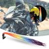 Altsuceser Helmets Braid Pigtails, Detachable Gradient Cycling Helmets Dirty Braid for Motorcycle Bicycle Ski Snowboard Helmets Hair Wigs Decoration E view 4