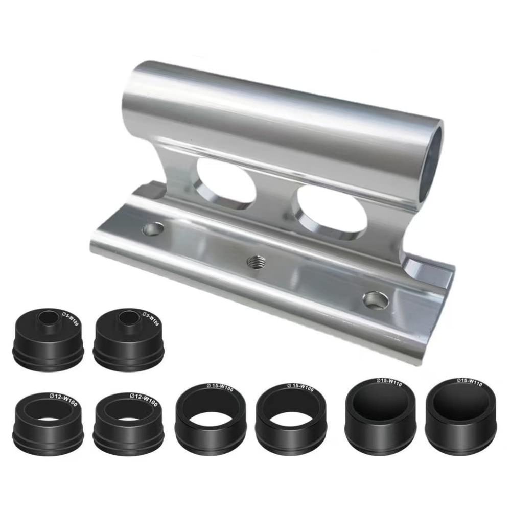 GGRICHYI Versatile Fork Mount Bike Block Bicycle Bike Rack Thru AXLE (15x110 12x100 15x100) & Quick Release 5x100mm & 1 Bike Block Fork Mount for Bicycle Truck Bed/Storage
