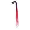 Altsuceser Helmets Braid Pigtails, Detachable Gradient Cycling Helmets Dirty Braid for Motorcycle Bicycle Ski Snowboard Helmets Hair Wigs Decoration H view 2