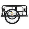 CHARMMA Bike Cargo Trailer, Foldable Bicycle Trailer with Quick-Release Hitch, Heavy-Duty Cargo Trailers with 15" Wheels & Reflectors, Large Loading Bike Trailer Storage Cart, Black, 51.2x28.7x19.1 view 4