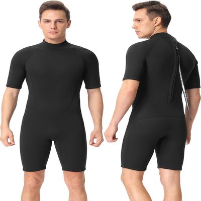 FLEXEL Shorty Wetsuit Women 3mm, Wet Suits for Mens in Cold Water, Neoprene Scuba Diving Suit for Surfing Swimming Snorkeling