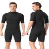 FLEXEL Shorty Wetsuit Women 3mm, Wet Suits for Mens in Cold Water, Neoprene Scuba Diving Suit for Surfing Swimming Snorkeling view 1