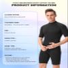 FLEXEL Shorty Wetsuit Women 3mm, Wet Suits for Mens in Cold Water, Neoprene Scuba Diving Suit for Surfing Swimming Snorkeling view 3