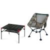 iClimb 1 Anti-Sinking Large Feet Chair and 1 Extendable Table Bundle, Ultralight Compact for Single Adult Outdoor Backpacking Camping Hiking Beach Concert view 1