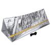 Emergency Blanket Tent, Survival Shelter, Reusable Foldable Lightweight Thermal Blanket with PET Aluminum Film for Camping, Hiking, Outdoors, Emergency Use, First Aid Kit view 1