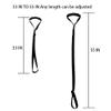Dokoshia Kayak Stand Up Assist Strap Canoe Drag Handles Adjustable Boat Standing Rope SUP Pulling Cord Kayak Standing Aid Dragging Accessories for Kayaker view 4