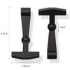 ALAFAT Replacement Lid Latches (2 Pack) Compatible with All Yeti,RTIC, Other Related Hard Coolers,Made of Premium Hard Durable Rubber, Easy to Install (Black) view 2