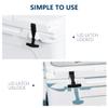 ALAFAT Replacement Lid Latches (2 Pack) Compatible with All Yeti,RTIC, Other Related Hard Coolers,Made of Premium Hard Durable Rubber, Easy to Install (Black) view 4