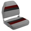 High Back Boat Seat- Grey/Red/Charcoal view 1
