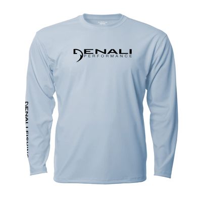 Denali Performance Fishing Mens Teaser UPF 50+ ProtectUV Mega Solar Bliss Blue X-Large