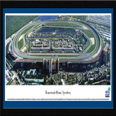 Homestead-Miami Speedway - 42x15.5-inch Single Mat, Select Framed NASCAR Print by Blakeway Panoramas