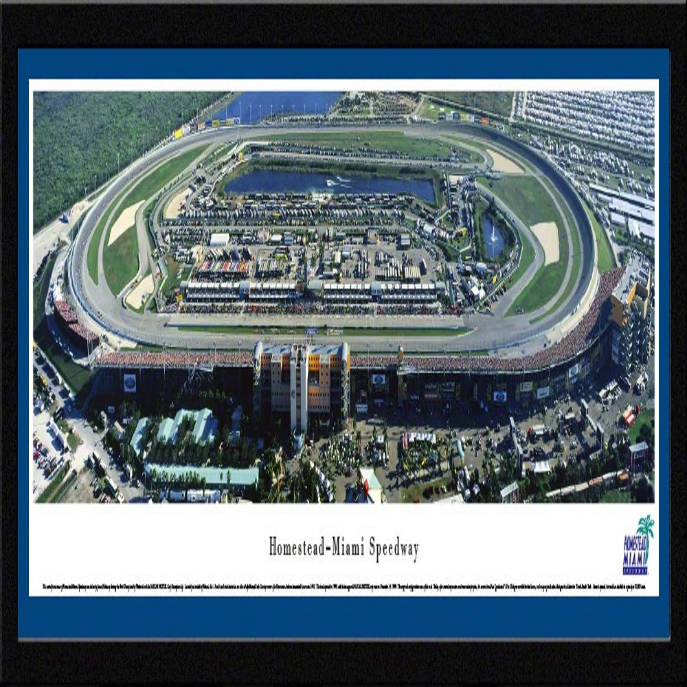 Homestead-Miami Speedway - 42x15.5-inch Single Mat, Select Framed NASCAR Print by Blakeway Panoramas