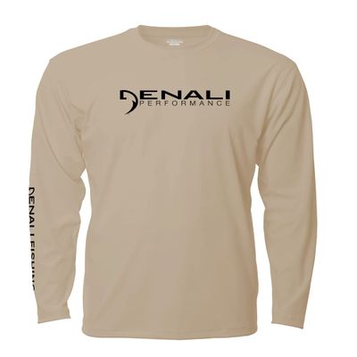 Denali Performance Fishing Mens Teaser UPF 50+ ProtectUV Mega Solar Tan Large