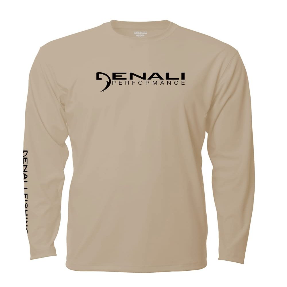 Denali Performance Fishing Mens Teaser UPF 50+ ProtectUV Mega Solar Tan Large