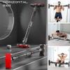 Chin Up Bar Portable Door Pull Up Bar, Indoor No Screw Wall Mounted Strength Training Bar with Kids Rings and Swing, 68-160cm (Size : 95-135CM) view 2