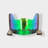 Precision Clear Revo Green Football Helmet Visor/Eye-Shield // Fits Kids, Youth & Adult Helmets // Eye Protection for Helmet and Facemask // Lightly Tinted Visor view 1